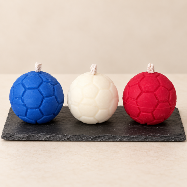 Bougie ballon Coupe du monde — Trio Bleu Blanc Rouge