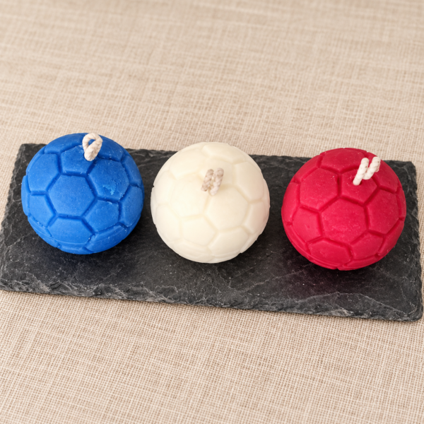 Bougie ballon Coupe du monde — Trio Bleu Blanc Rouge