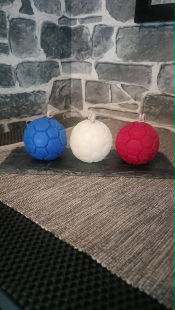 Bougie ballon Coupe du monde — Trio Bleu Blanc Rouge