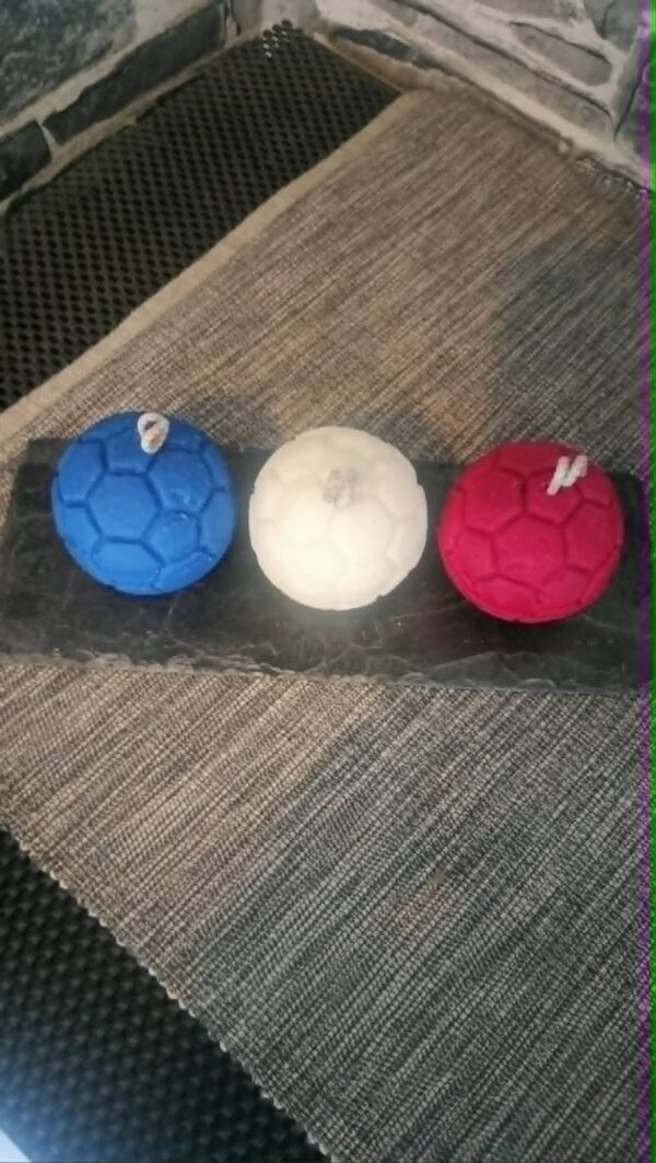 Bougie ballon Coupe du monde — Trio Bleu Blanc Rouge