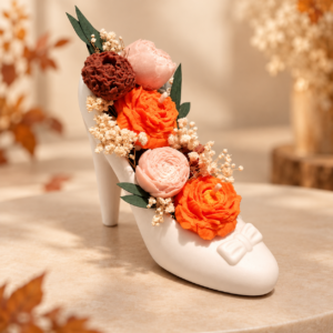 Chaussure fleurie  d'Automne
