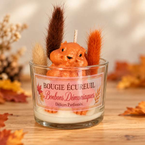 Bougie écureuil Bonbons démoniaques